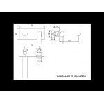 KOHLMAN EXCELENT bateria umywalkowa QW185H