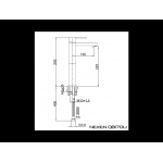 KOHLMAN NEXEN bateria umywalkowa wysoka chrom QB170U