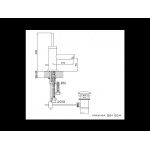 KOHLMAN MAXIMA Bateria umywalkowa QB100M