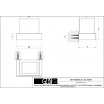 Gessi Rettangolo Kubek (biały) chrom 20807.031 / 20807031