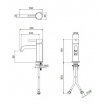 Oioli MICRO Bateria umywalkowa jednouchwytowa Chrom 20501