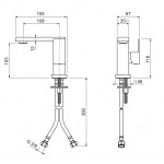 Oioli UNIKA Bateria umywalkowa jednouchwytowa Chrom 41562