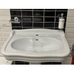 Olympia Ceramica Impero Umywalka 70x58 z postumentem biały IMP4371101+IMP9CO01