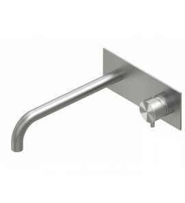 QuadroDesign Source Bateria umywalkowa podtynkowa brushed stainless steel 1314R.00AS