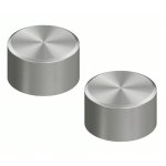 QuadroDesign Stereo Zawór odcinający (para) podtynkowy brushed stainless steel 1651VAS