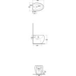 Rak Ceramika CLOUD Bidet 56x40 biały połysk CLOBD2015AWHA