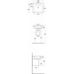 Rak Ceramika Resort Umywalka 55x46 biały połysk REWB00002