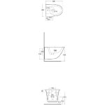 Rak Ceramika Sensation Bidet 52x38 biały połysk SENBD2101AWHA