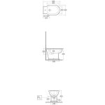 Rak Ceramika Washington Bidet 58x36 biały połysk WABI00001