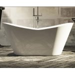 Relax Design Volo Wanna wolnostojąca 160x71 z korkiem white glossy VOLO160LX01WHITEGLOSSY