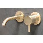 Ritmonio Diametro35 S Bateria umywalkowa podtynkowa kpl. wylewka 13 cm champagne PR52AH201CHX