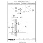 Ritmonio Taormina Bateria natryskowa ścienna chrom PR43FL201CRL