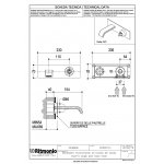 Ritmonio Taormina Bateria umywalkowa podtynkowa chrom PR35AY101CRL