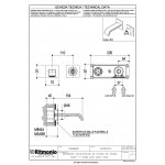 Ritmonio Taormina Bateria umywalkowa podtynkowa chrom PR35AY201CRL