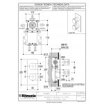 Ritmonio Taormina Bateria wannowo-natryskowa termostatyczna podtynkowa chrom PR35HF101CRL