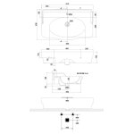 Scarabeo Castellana Umywalka 91x53,5 biały 5302