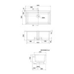 Scarabeo Gaia-Tech-Miky Umywalka 57x30,5 biały 8091