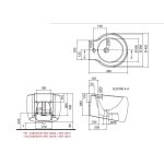 Scarabeo Planet Bidet 49x45 biały 8106