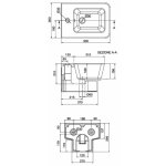 Scarabeo Teorema Bidet 50x36 biały 8702