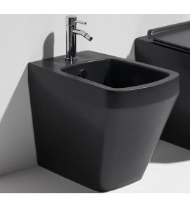   Simas BadenBaden Bidet ścienny z otworem na baterię 56x36x42 cm nero matt BB04.65