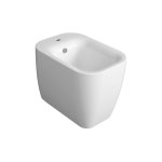 Simas Henges Bidet ścienny jednootworowy 55x38x42 cm biały HE04