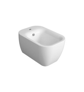 Simas Henges Bidet wiszący jednootworowy 55x38x29 cm biały HE19