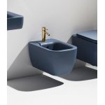   Simas Henges Bidet wiszący jednootworowy 55x38x29 cm navy matt HE19.63