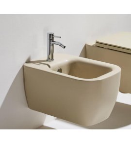   Simas Henges Bidet wiszący jednootworowy 55x38x29 cm sabbia matt HE19.58