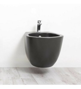   Simas Vignoni Bidet wiszący z otworem na baterię 56x36,5x34 cm antracite matt VI19.56