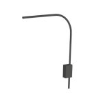 Simas Wave Lampa LED 30 z włącznikiem dotykowym 50x72 cm nero matt WAL30