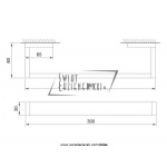 STEINBERG SERIA 460 wieszak na ręcznik 300mm 460 2630 / 4602630 / 460.2630