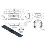  Vayer Leo-K Umywalka wpuszczana w blat z otworem na baterię 300x50,5 cm biały mat 300.050.012.3-1.0.1.X.0