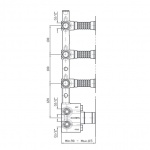 Zucchetti Element podtynkowy do baterii natryskowych R97822